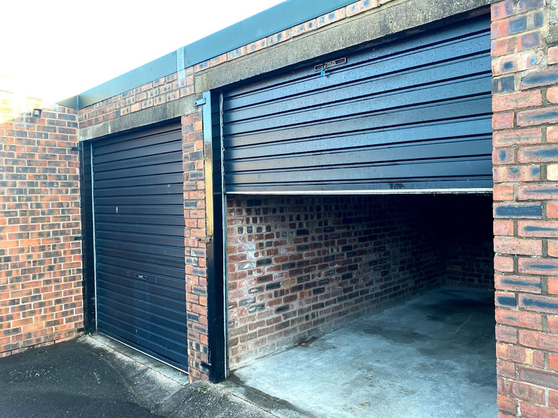 an open lock up garage