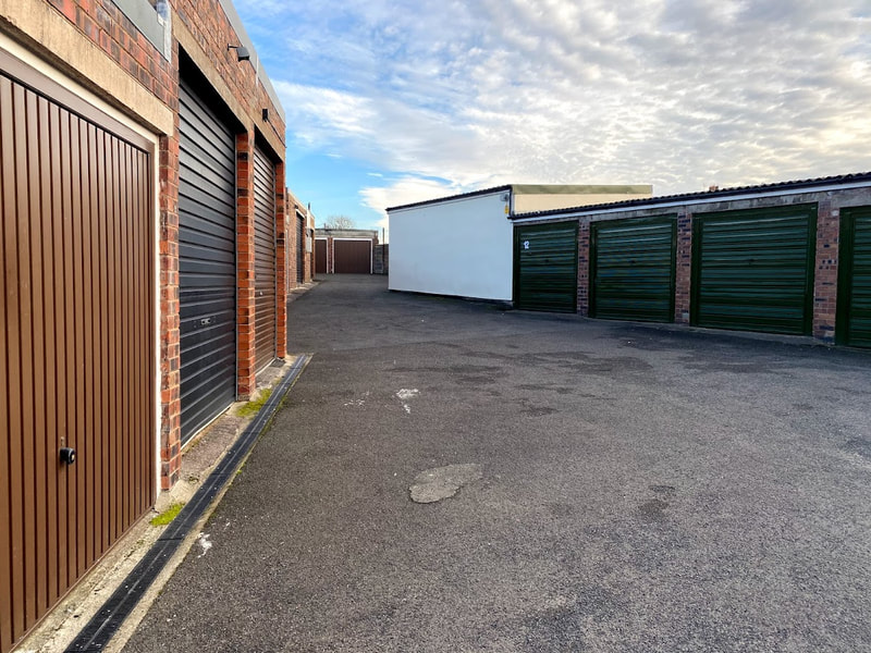 a lock up garage within a gated compound